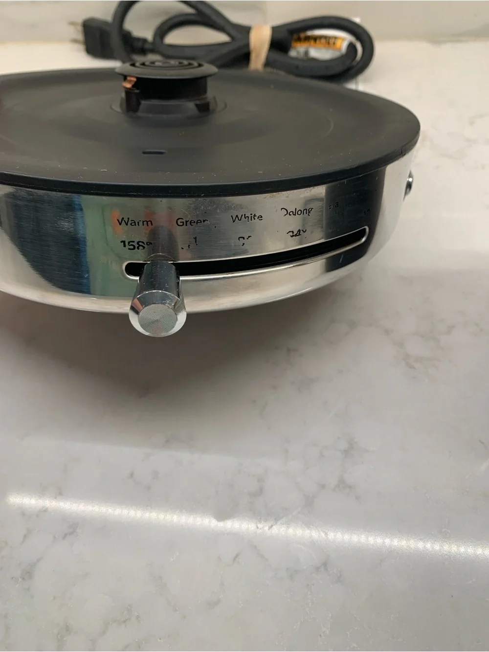 RARE KitchenAid Glass Tea Electric Kettle KEK1322SS 1.5 L Stainless Steel